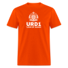 URD1 - Men Praise T-Shirt - Lion of Judah - orange