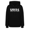 URD1- Who Is My Rock - Women Impact Hoodie - black