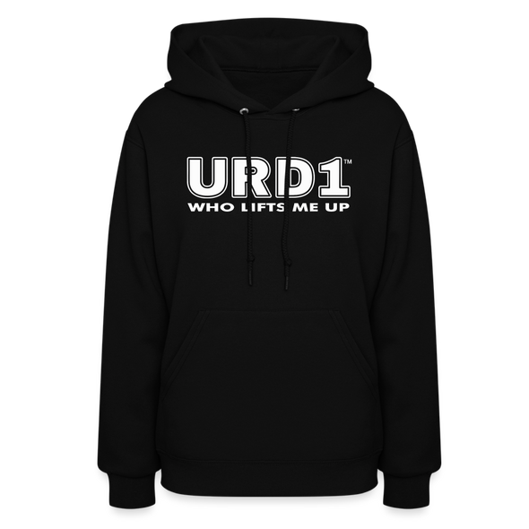 URD1- Who Lifts Me Up - Women Impact Hoodie - black