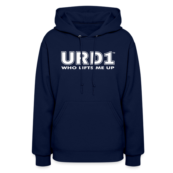 URD1- Who Lifts Me Up - Women Impact Hoodie - navy