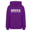 URD1- Who Lifts Me Up - Women Impact Hoodie - purple