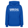 URD1- Who Provides For Me - Women Impact Hoodie - royal blue