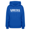 URD1- Who Protects Me - Women Impact Hoodie - royal blue