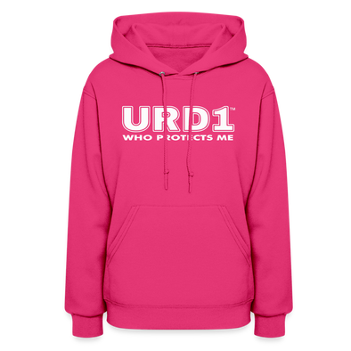 URD1- Who Protects Me - Women Impact Hoodie - fuchsia