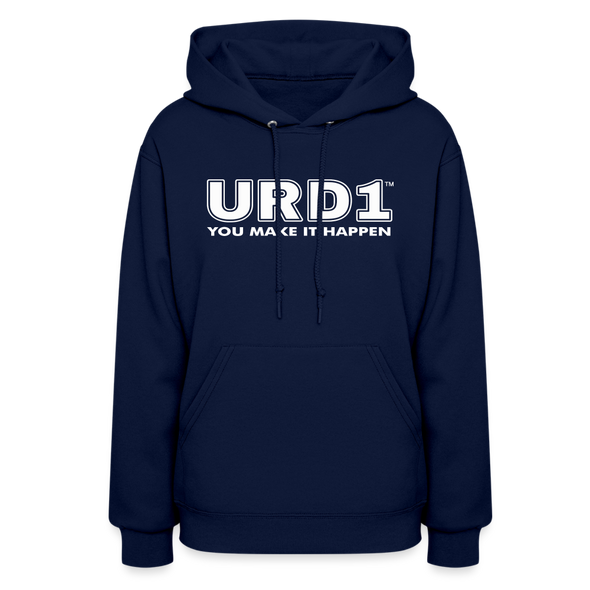 URD1- You Make It Happen - Women Impact Hoodie - navy