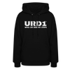 URD1- Who Orders My Steps - Women Impact Hoodie - black