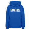 URD1- Who Heals Me - Women Impact Hoodie - royal blue