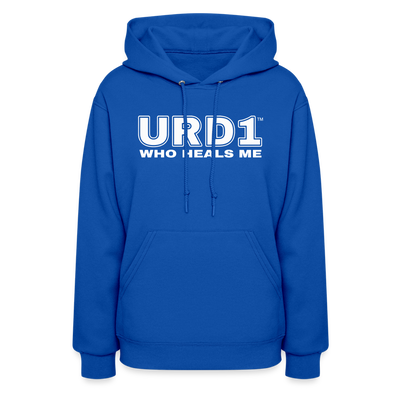 URD1- Who Heals Me - Women Impact Hoodie - royal blue