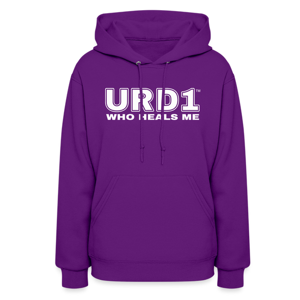 URD1- Who Heals Me - Women Impact Hoodie - purple