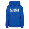 URD1- Who Keeps Me - Women Impact Hoodie - royal blue