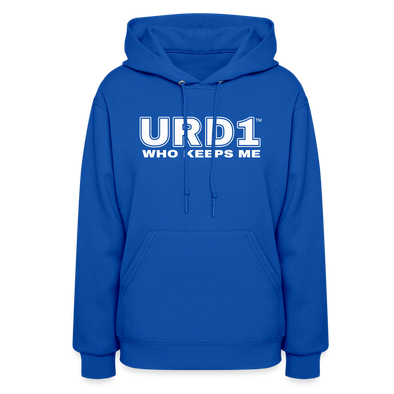 URD1- Who Keeps Me - Women Impact Hoodie - royal blue