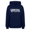 URD1- Who Keeps Me - Women Impact Hoodie - navy