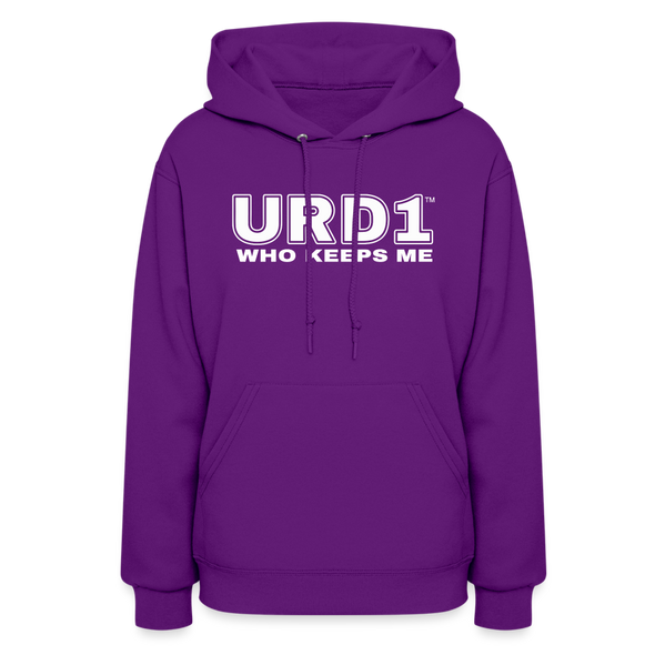 URD1- Who Keeps Me - Women Impact Hoodie - purple