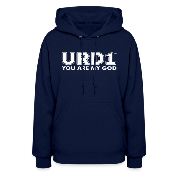 URD1- You Are My God - Women Impact Hoodie - navy