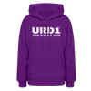 URD1- You Are My God - Women Impact Hoodie - purple