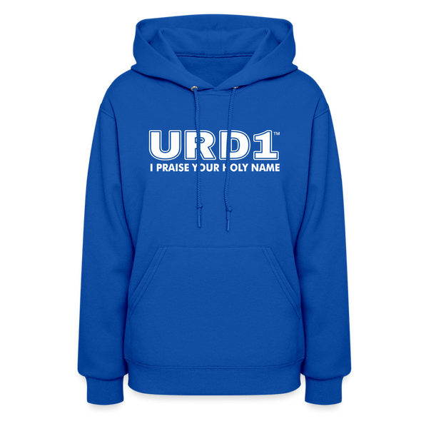 URD1- I Praise Your Holy Name - Women Impact Hoodie - royal blue