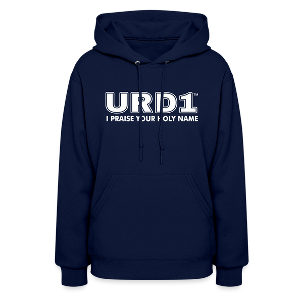 URD1- I Praise Your Holy Name - Women Impact Hoodie - navy