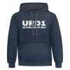 URD1- An Ever-Present Help - Men Impact Hoodie - indigo heather/asphalt