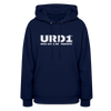 URD1- Who Gives Me strength - Women Impact Hoodie - navy