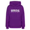 URD1- Who Gives Me strength - Women Impact Hoodie - purple