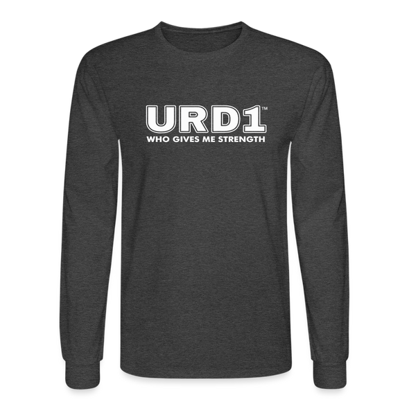 URD1 - Men Long Sleeve IMPACT T-Shirt - GMS - heather black