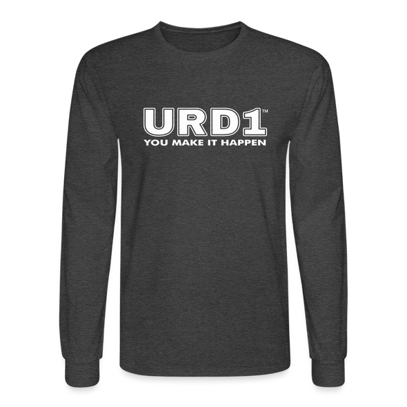 URD1 - Men Long Sleeve IMPACT T-Shirt - MIH - heather black