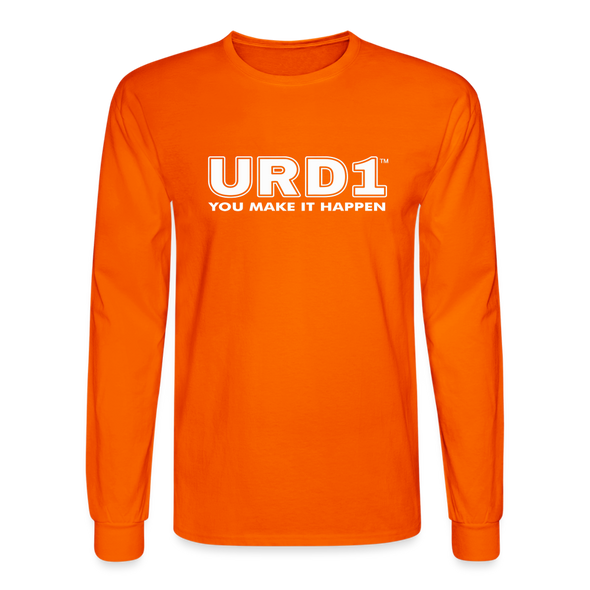 URD1 - Men Long Sleeve IMPACT T-Shirt - MIH - orange