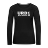 URD1 - Women Long Sleeve IMPACT T-Shirt - Who Keeps Me - black