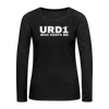 URD1 - Women Long Sleeve IMPACT T-Shirt - Who Keeps Me - charcoal grey