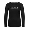 XZAKA - Women "Do The Work" Long Sleeve T-Shirt - black