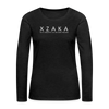 XZAKA - Women "Do The Work" Long Sleeve T-Shirt - charcoal grey