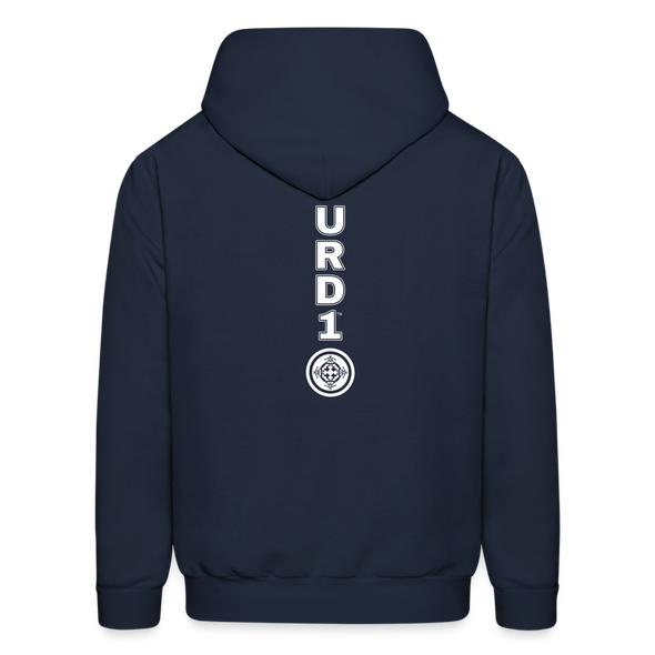 URD1- Jehovah Jireh - Men Impact Hoodie - navy