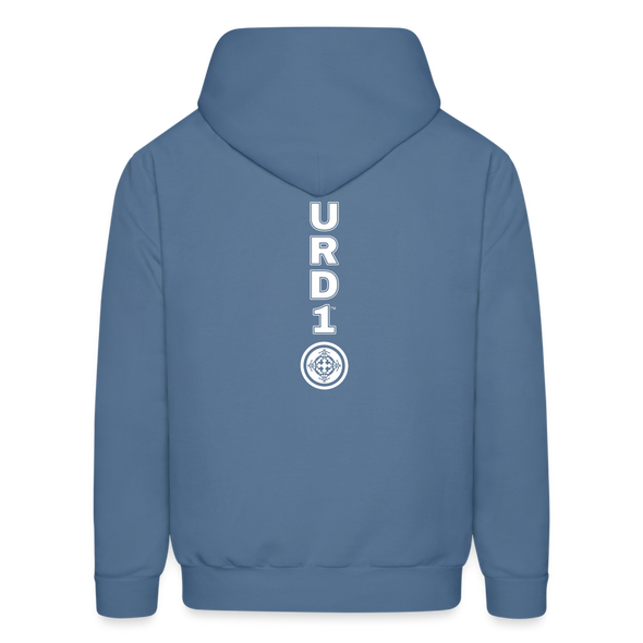 URD1- Jehovah Jireh - Men Impact Hoodie - denim blue