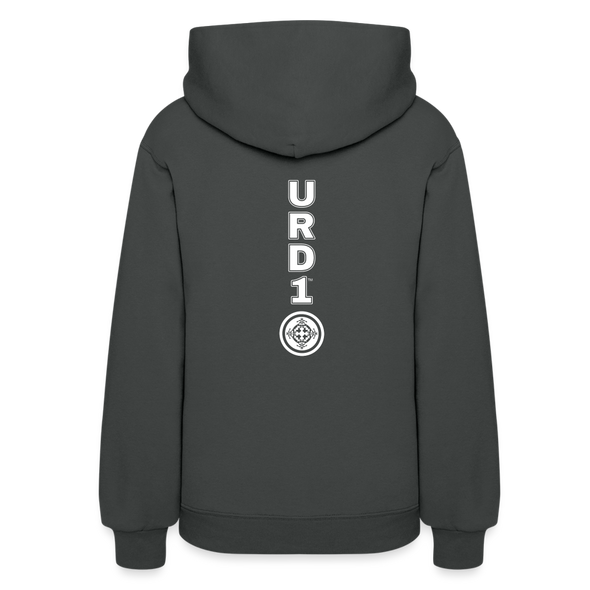 URD1- Jehovah Jireh - Women Impact Hoodie - asphalt