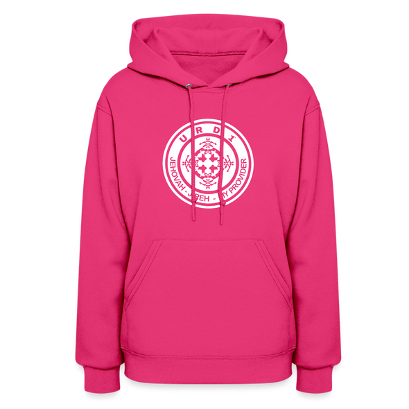 URD1- Jehovah Jireh - Women Impact Hoodie - fuchsia