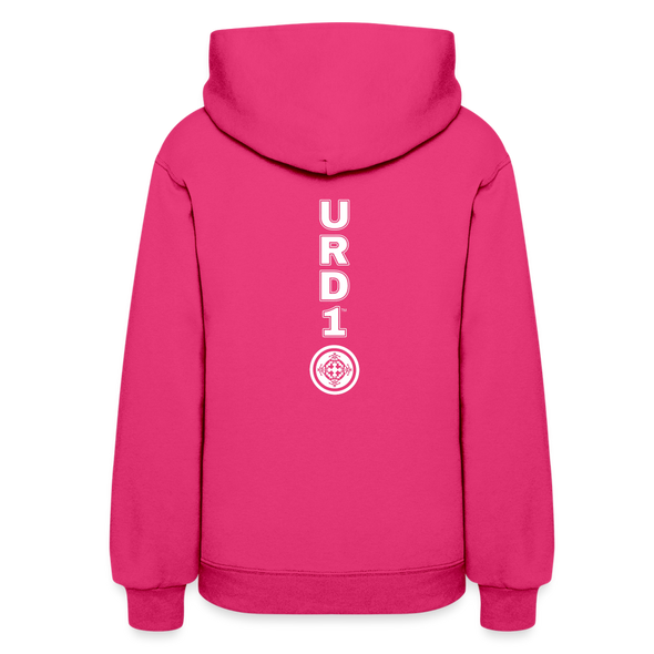 URD1- Jehovah Jireh - Women Impact Hoodie - fuchsia