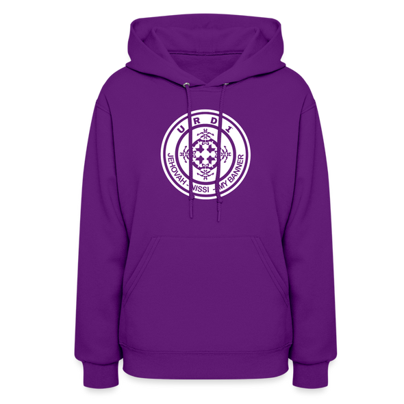 URD1- Jehovah Nissi - Women Impact Hoodie - purple