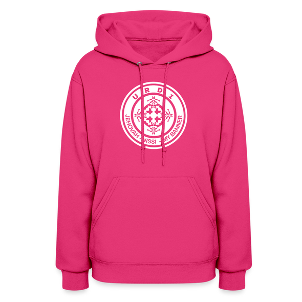 URD1- Jehovah Nissi - Women Impact Hoodie - fuchsia