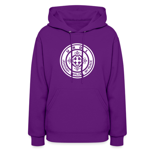 URD1- Jehovah Shalom - Women Impact Hoodie - purple