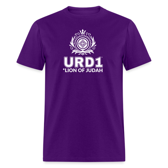 URD1 - Women Praise T-Shirt - Lion of Judah - purple