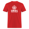 URD1 - Women Praise T-Shirt - Lion of Judah - red