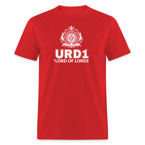 URD1 - Women Praise T-Shirt - Lord of Lords - red