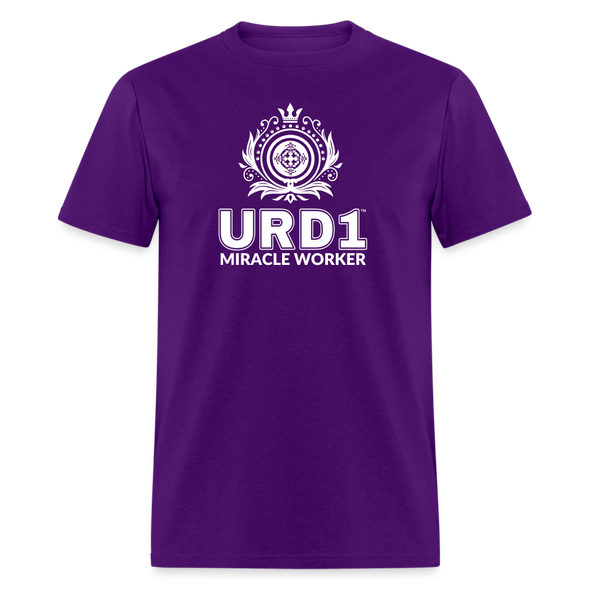 URD1 - Women Praise T-Shirt - Miracle Worker - purple