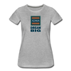 XZAKA - Women "Dream Big" Workout T-Shirt - W3548-1 - heather gray