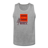 XZAKA Men "Basketball" Motivational Tank Top - M4202-1 - heather gray