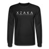 XZAKA - Men Motivational Long Sleeve T-Shirt - M1438-2 - black