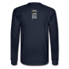 XZAKA - Men Motivational Long Sleeve T-Shirt - M1438-2 - navy