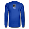 XZAKA - Men Motivational Long Sleeve T-Shirt - M1439-2 - royal blue