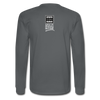 XZAKA - Men Motivational Long Sleeve T-Shirt - M1439-2 - charcoal