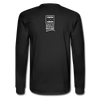 XZAKA - Men "Smile" Motivational Long Sleeve T-Shirt - M1443-2 - black